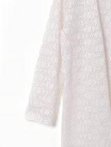 長袖 レースカーディガン