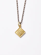 【2色展開】 インゴットモチーフ ネックレス ゴールド