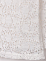 長袖 レースカーディガン