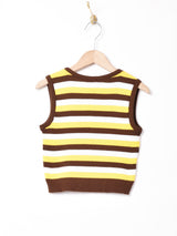 ボーダー ニットタンクトップ