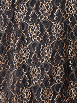 アメリカ製 スクエアネック 長袖 レースワンピース