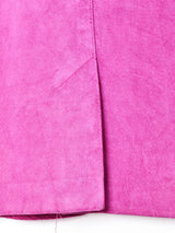 ベルト付き カラースエードスカート