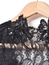 パワーショルダー レースカーディガン