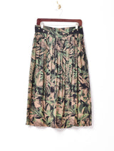 ドイツ製 ボタニカル柄 フレアスカート
