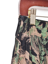 ドイツ製 ボタニカル柄 フレアスカート