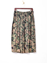 ドイツ製 ボタニカル柄 フレアスカート