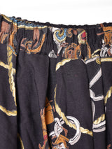 ベルト柄 フレアスカート