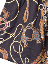 ベルト柄 フレアスカート