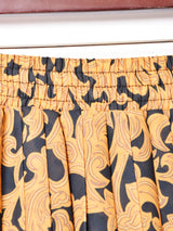 総柄 プリーツスカート