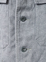 スイス軍 グリーンデニム ワークジャケット