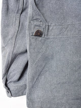 スイス軍 グリーンデニム ワークジャケット