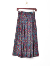 ペイズリー柄 フレアスカート