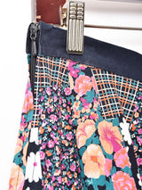 パッチワーク柄 サーキュラースカート