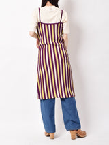 【2色展開】Meridian ストライプ ニット キャミソールワンピース