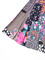 パッチワーク柄 サーキュラースカート