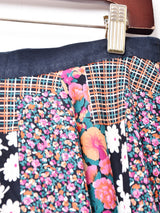 パッチワーク柄 サーキュラースカート