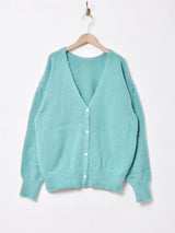 【6色展開】 ブラッシュド カーディガン