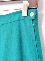 グリーン フレアスカート