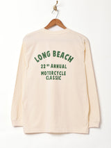【2色展開】 ロングスリーブTシャツ 【BIKE】