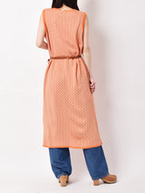 【2色展開】Meridian 総柄 スリーブレスワンピース