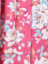 LauraAshley 花柄 フロントオープンスカート