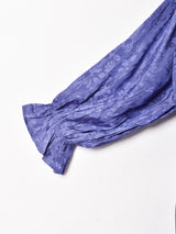 【3色展開】Emerald Motel 織り柄 ビッグフリルブラウス