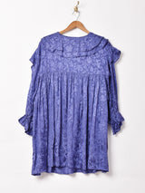 【3色展開】Emerald Motel 織り柄 ビッグフリルブラウス