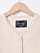 【3色展開】Meridian パイピングカーディガン