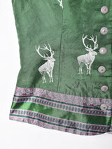 シカ柄 デザインベスト