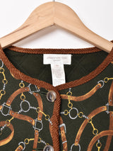 総柄 パイピングジャケット