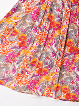 花柄 ロングスカート