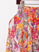 花柄 ロングスカート