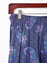 ペイズリー柄 フレアスカート