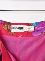 花柄 プリーツスカート