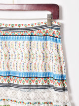 花柄 ティアードスカート