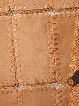 パッチワーク スエード ロングベスト