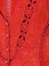 スエードベスト