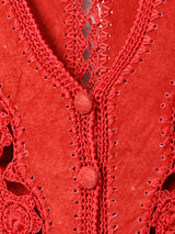 スエードベスト