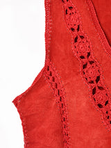 スエードベスト