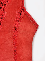 スエードベスト