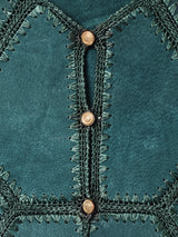 パッチワーク スエードベスト