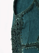 パッチワーク スエードベスト