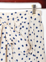 アメリカ製 ドット柄 タックスカート