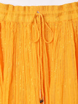 ラメ糸 ロングスカート