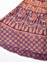 エスニック柄 ラップスカート