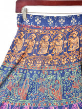 エスニック柄 ラップスカート