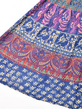 エスニック柄 ラップスカート