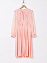 シアースリーブ レースワンピース