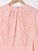 シアースリーブ レースワンピース