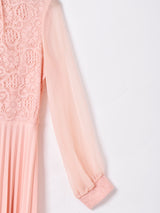 シアースリーブ レースワンピース